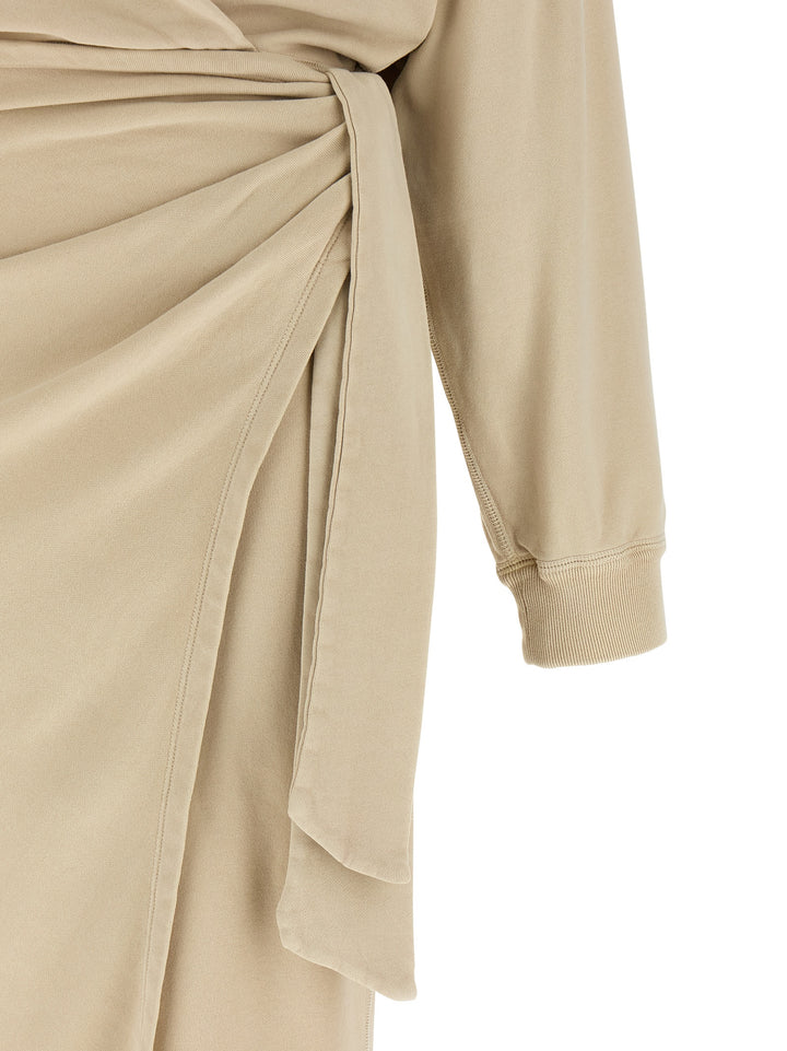 Marant Etoile Sandrina Dresses - Beige | d7dce194055637c1dacff0573cd241b194bfdc7a