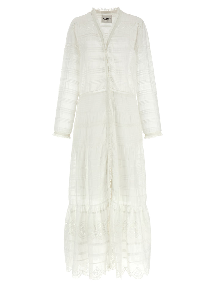 Marant Etoile Daniva Dresses - White | 714500ac566cbf8735dcd84be8e6bafb50a979ee