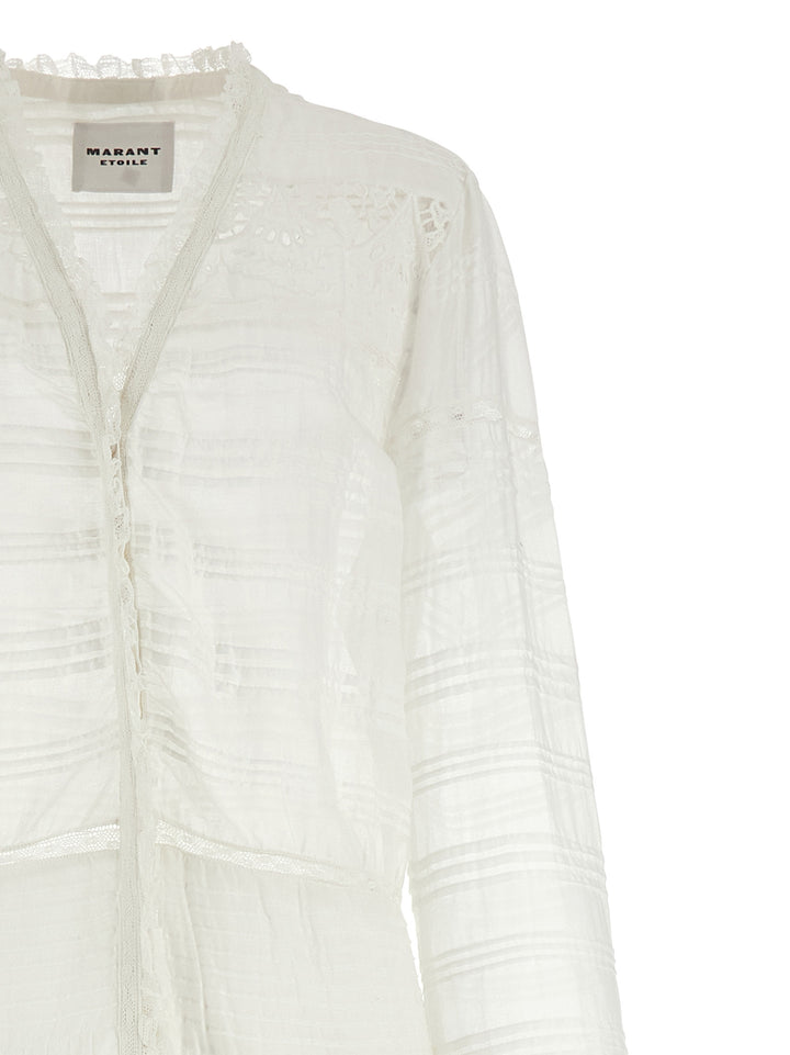 Marant Etoile Daniva Dresses - White | fa4a13850f590cd078af73a9830f04c7ad3c3b6c