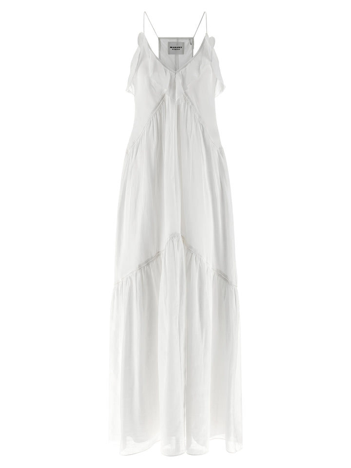 Marant Etoile Vasma Dresses - White | 5b99634d9532460196dcb659bda634b409d2e83d