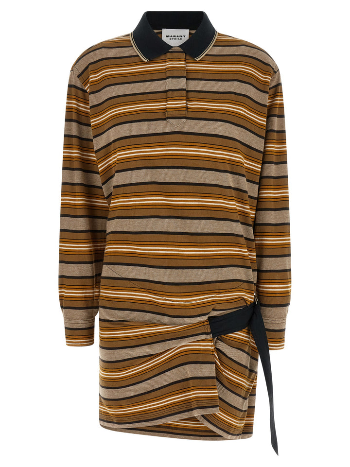 Marant Etoile Isea Dresses - Beige | ce41760ae2ffa7a285be17cd597dae34b64fe11d