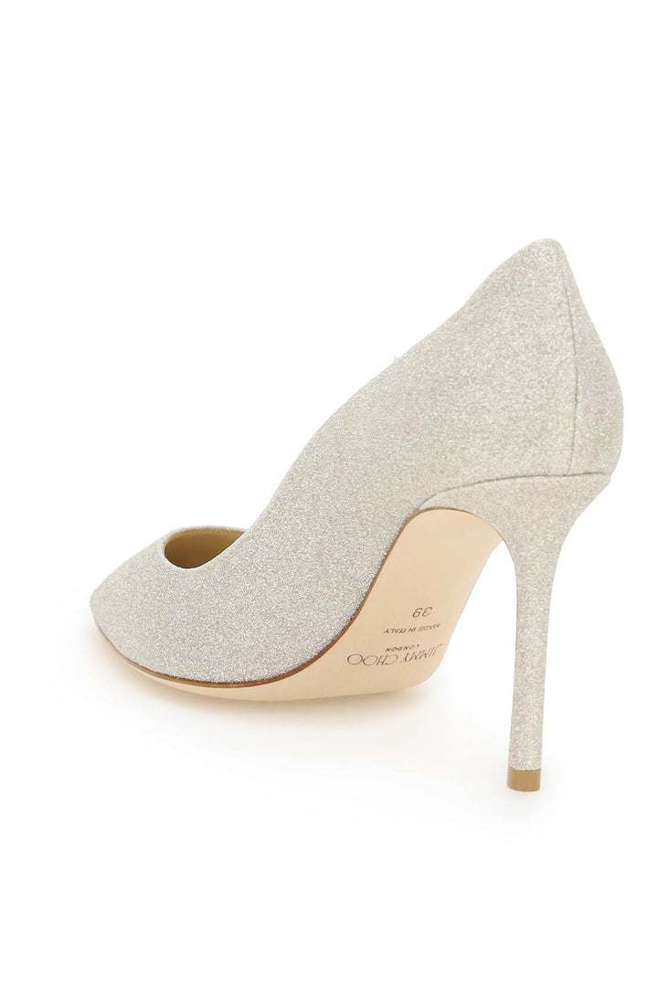 Romy 85 Dusty Glitter Pumps