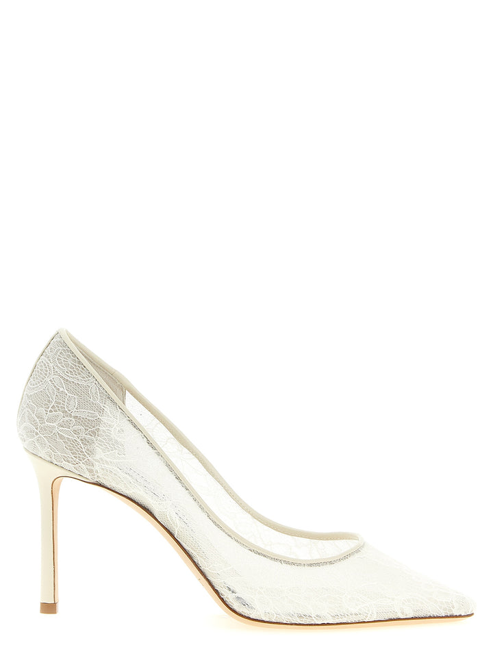 Jimmy Choo Romy Pumps - White | f8a0786323adc74ab542328761c0c8ebe3cb8d90
