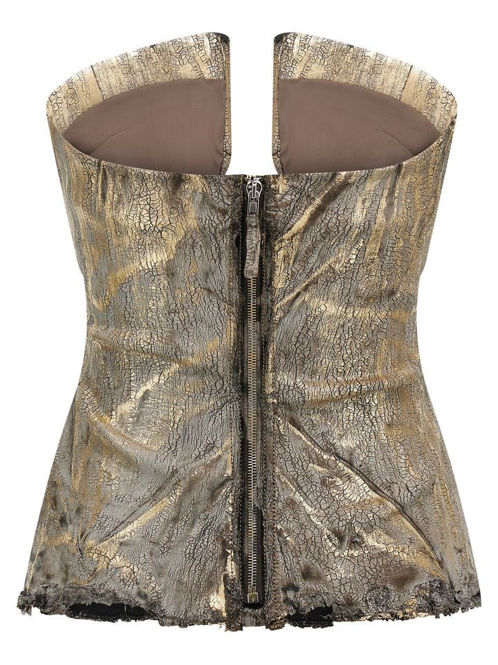 Rick Owens Woven Prong Tops - Gold | 9d128b011b39eea813799ea5e5ef2fc930213a49