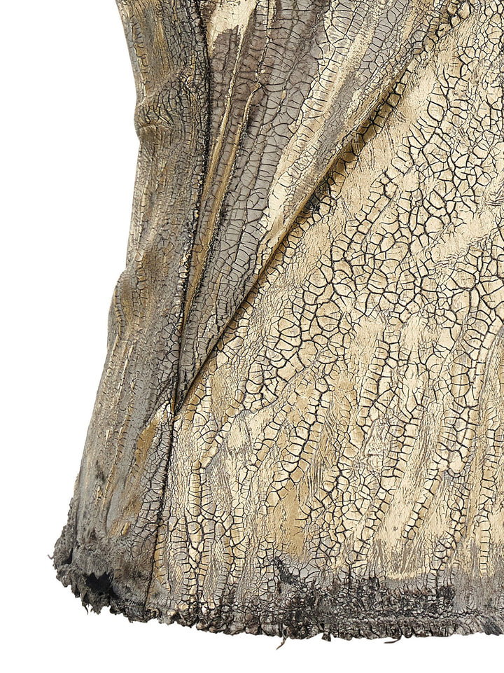 Rick Owens Woven Prong Tops - Gold | dc716c8d7257d197f0f74012e32d897b17b1fef4