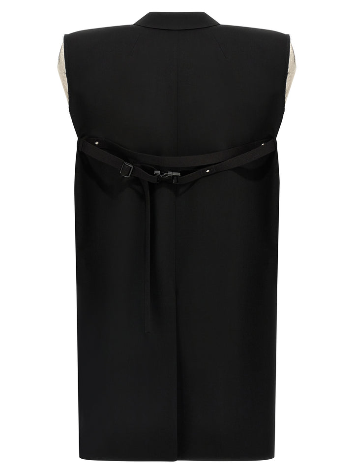Rick Owens Dirt Tailored Sl Gilet - Black | be26c9a8d95e636cf88e8da4337f0574c7bca102
