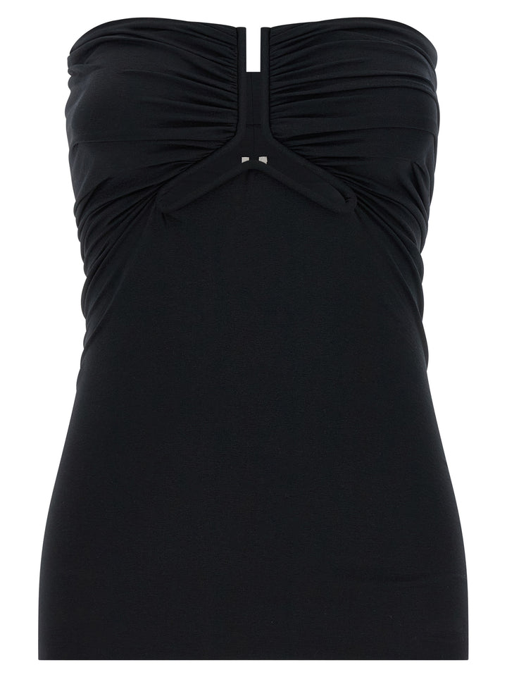 Rick Owens Alannah Prong Bustier Tops - Black | d52fe9465ab27c682edaa57111b7f4595c3d6a36