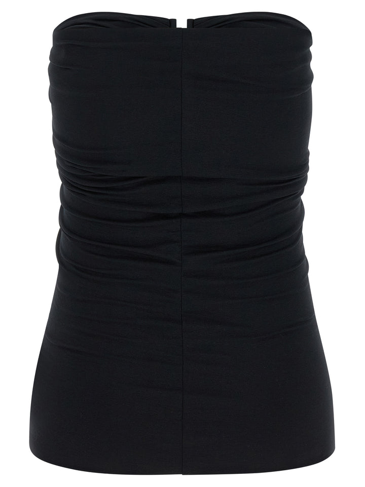 Rick Owens Alannah Prong Bustier Tops - Black | 2cd5f47daba46a23b9584c18329a4ce467ff01db