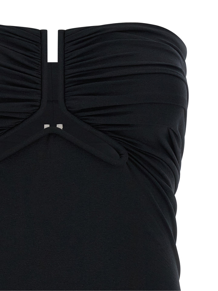 Rick Owens Alannah Prong Bustier Tops - Black | 5787ecd6c15e2bdb8713e3ef17a6935fbed8a22c