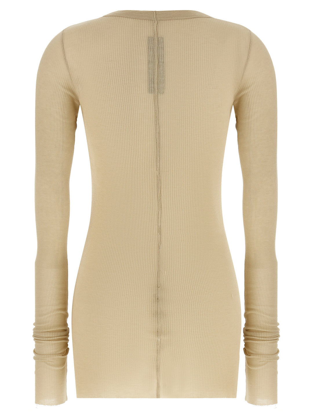 Rick Owens Rib Ls T T-shirt - Beige | bbeca082299c9f4f0da67de32821f68e6502bcf0