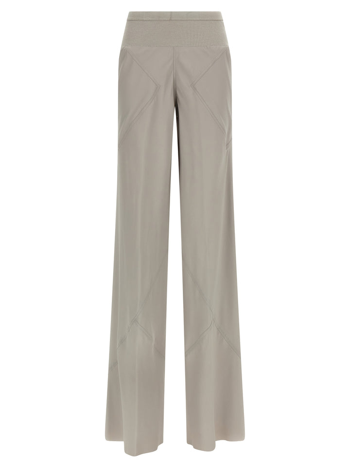 Rick Owens Bias Pants - Gray | 82cb9596da493229042e9a3c12cc39b3cb292b11