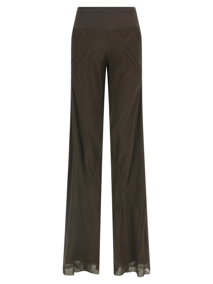 Rick Owens Bias Pants - Brown | 2186609571d75a50e139e92a37a9a15c119d89e9