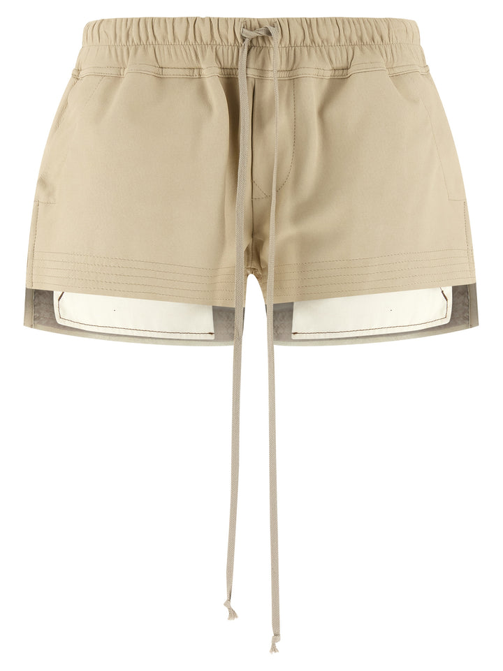 Rick Owens Fog Boxers Bermuda and Short - Beige | 3c0b9067a737dd20bb816cee313e20d624c11b82