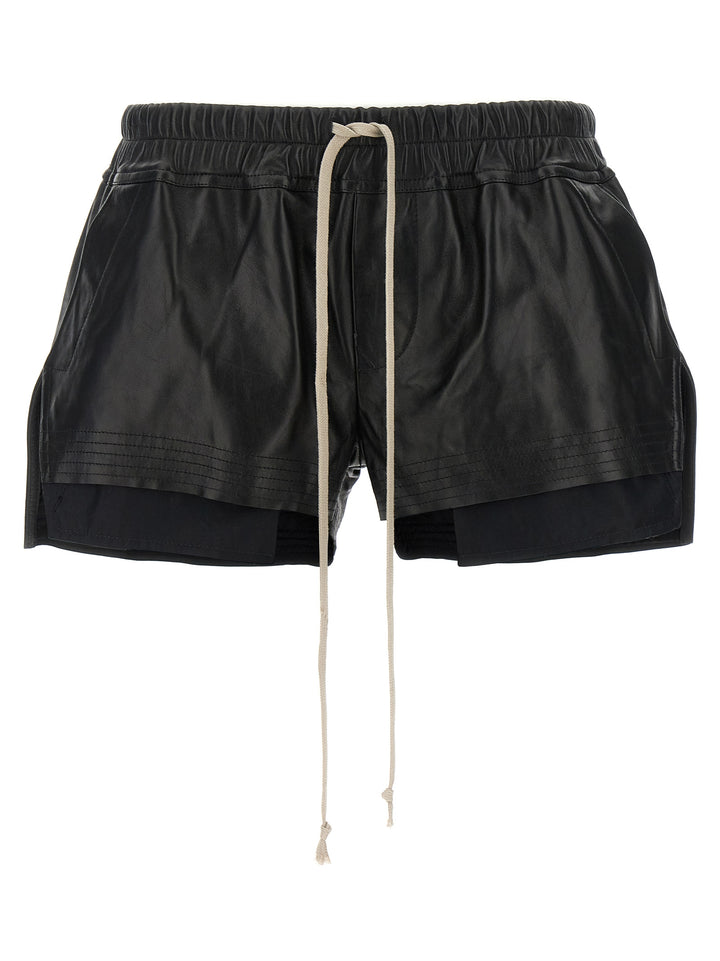 Rick Owens Fog Boxers Bermuda and Short - Black | 75cd34b55a3fab62a846de1430f635e8a1085435