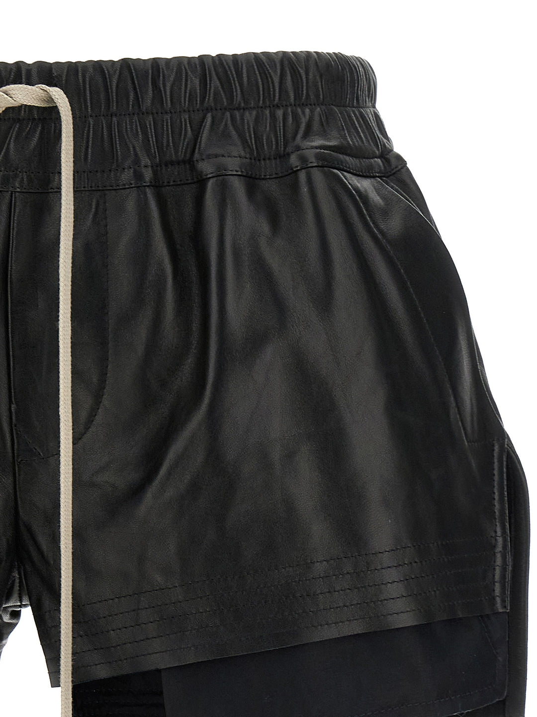 Rick Owens Fog Boxers Bermuda and Short - Black | 9bd0e77f486f94d569289c7c2df3f032e4a7c0c4