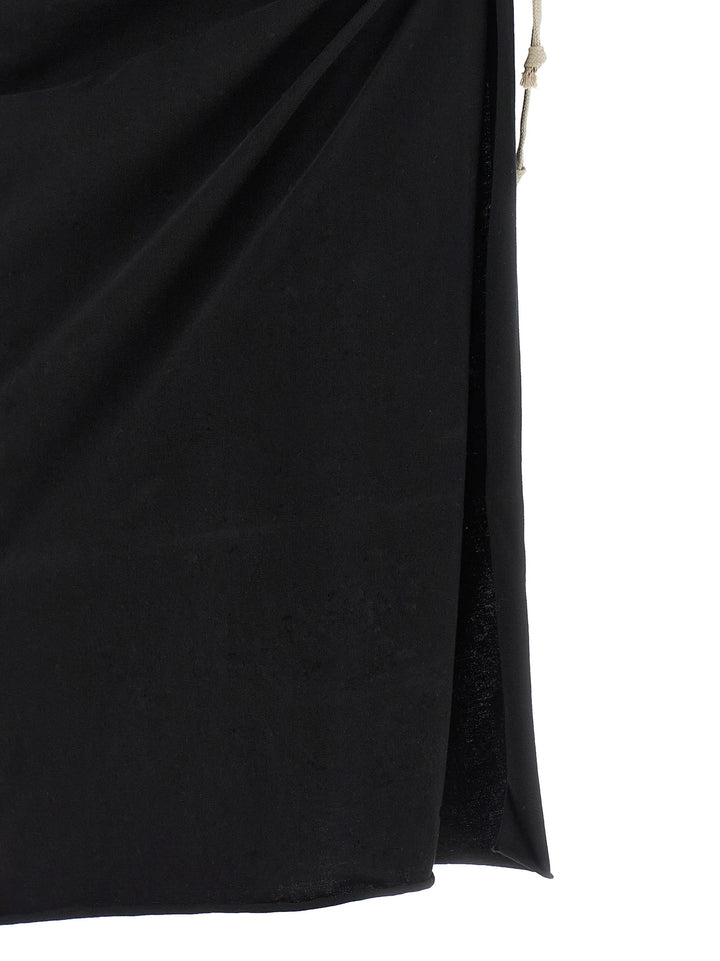 Rick Owens Edfu Knee Skirts - Black | a51d21d99670a455bf3bb98a4acf21c2618f6deb