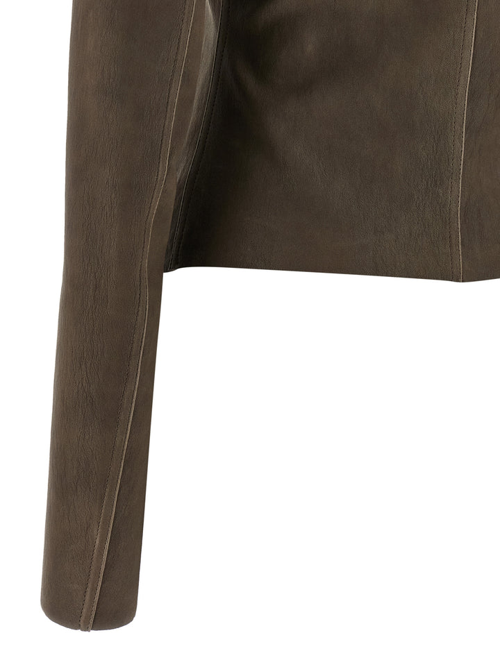 Rick Owens Gary Puffer Jackets - Brown | 69e6ab92220e257993264c4976a34745e26e8cf0