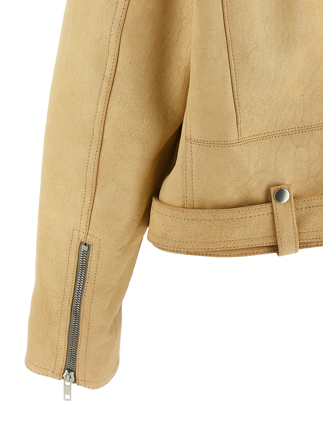 Rick Owens Biker Jumbo Stooges Puffer Jackets - Beige | 8d666ee15dea86aa6392160ad0f5fa95c20aa97d