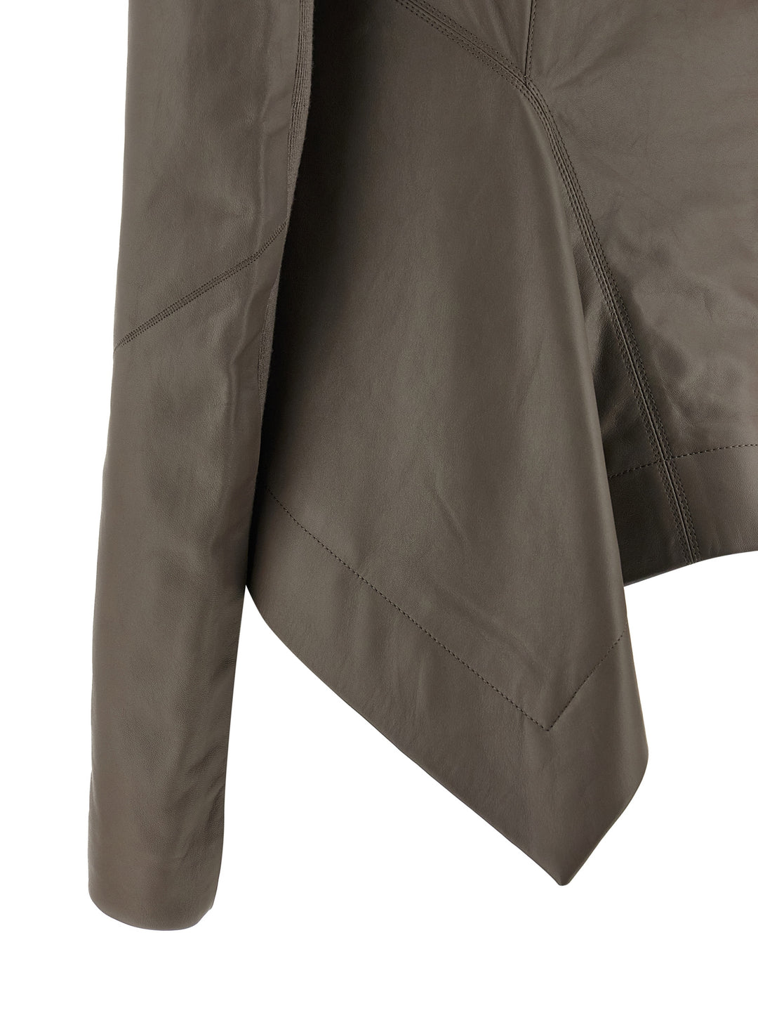 Rick Owens Naska Biker Puffer Jackets - Gray | dab2ac74cf1e83f3853723d182e1f16e6012e8f8