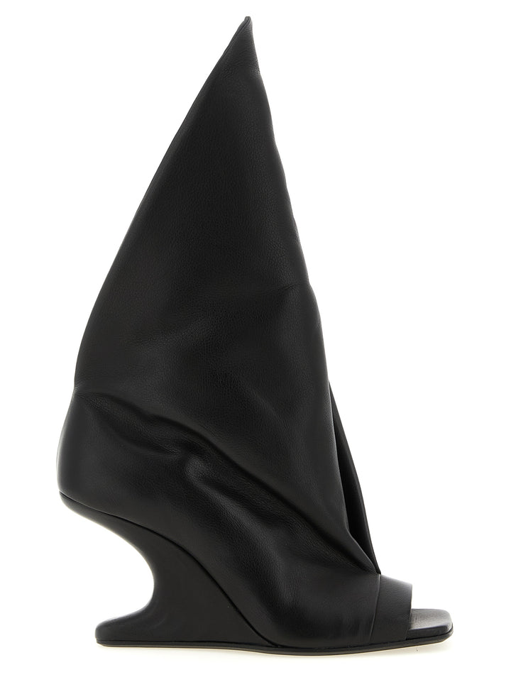Rick Owens Cantilever 8 Strutter Sandals - Black | 179fe81820984fc5342e7fc04b0bce5a42c54520