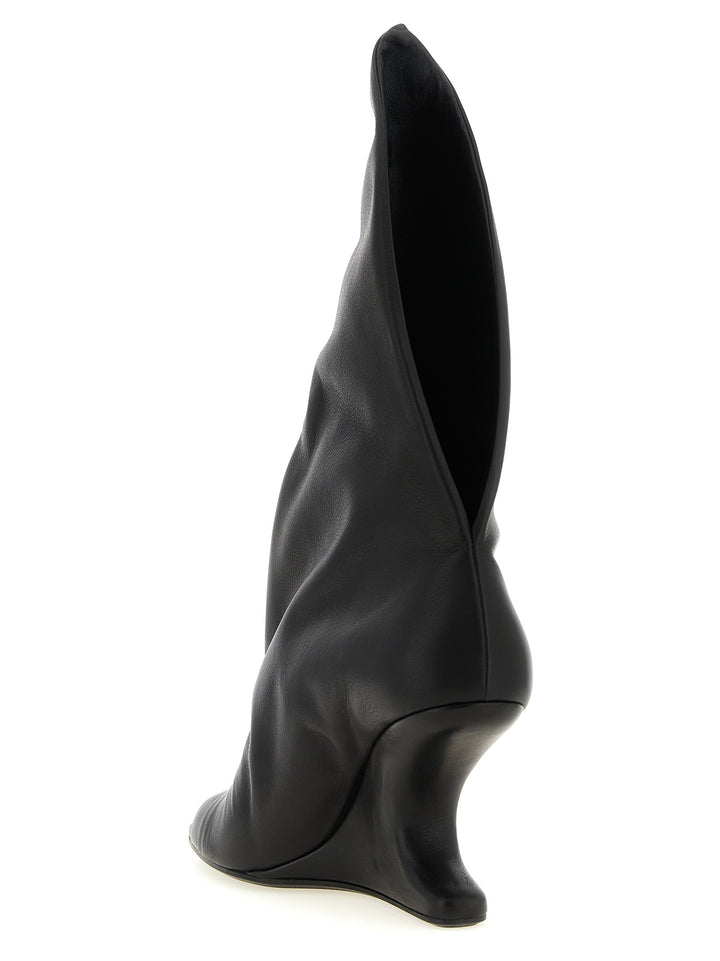 Rick Owens Cantilever 8 Strutter Sandals - Black | 4a6163406987c996ec0007b27987fe0355de2b0e