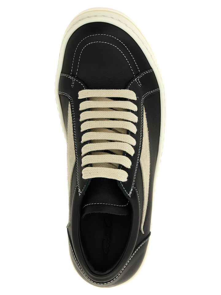 Rick Owens Vintage Sneaks Sneakers - White/Black | eeda95bd1fb03307e9e30c34750a1f541f17e9ca