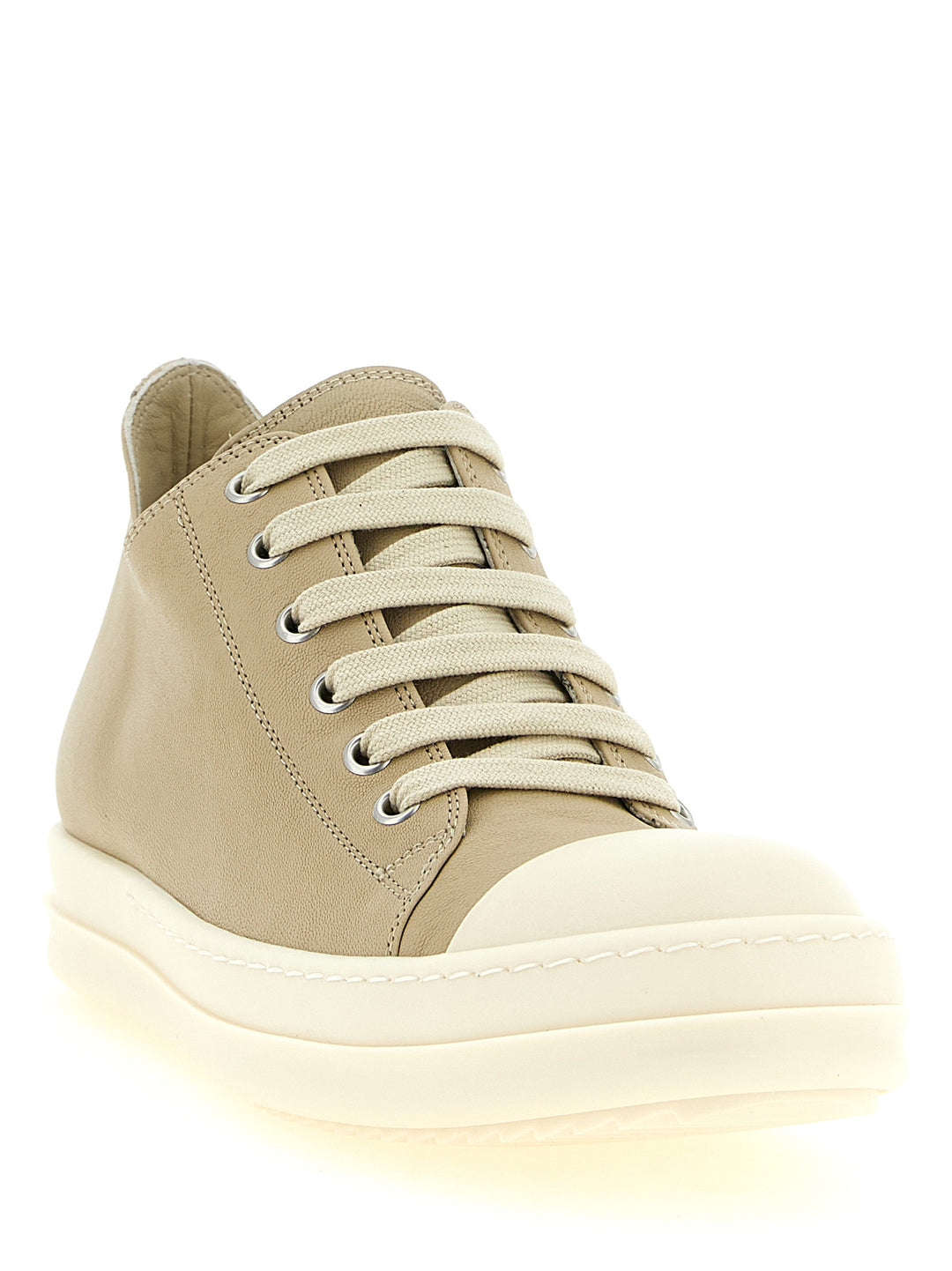 Rick Owens Low Sneaks Sneakers - Beige | 87062c9acb8a3b4916e0a98d4178b3e213280ced