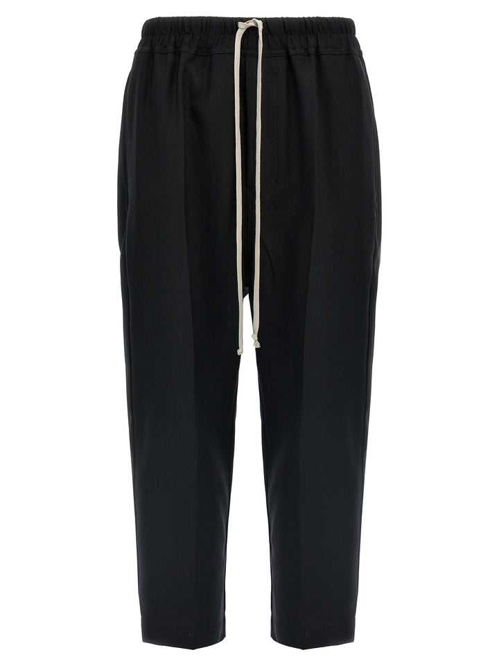 Drawstring Astaires Cropped Pants Black