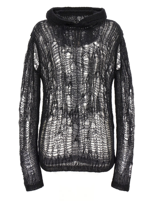 Spider Hoodie Sweaters And Cardigans Black