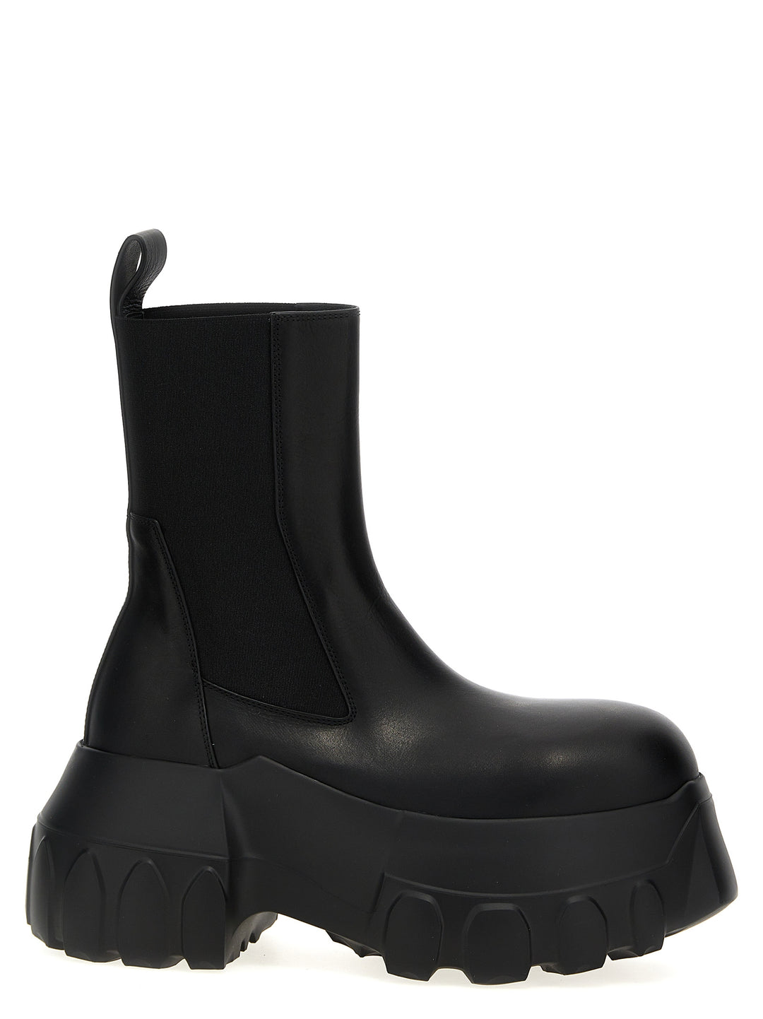 Beatle Mega Tractor Boots, Ankle Boots Black