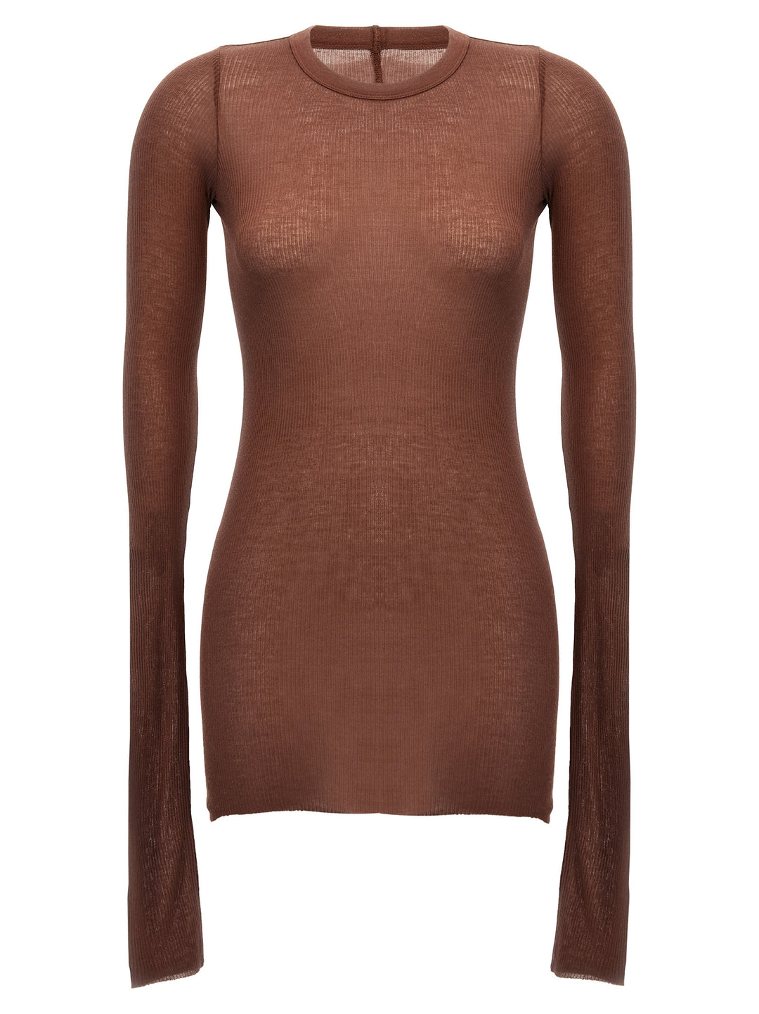 Rick Owens Rib Ls T T-shirt - Pink | 851e4611f83583029e48d410a71b2203f483323c