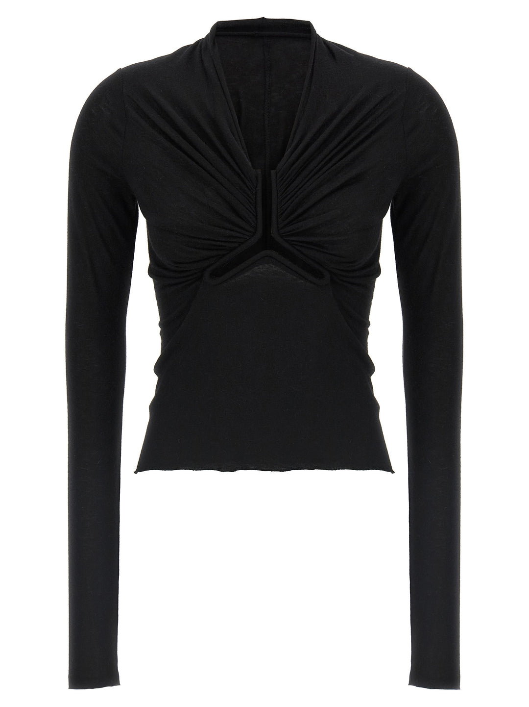 Rick Owens Allanah Ls T Sweaters and Cardigans - Black | 8c67085e5eb2b0f201d2f3f8ce09c88d53c8ac58