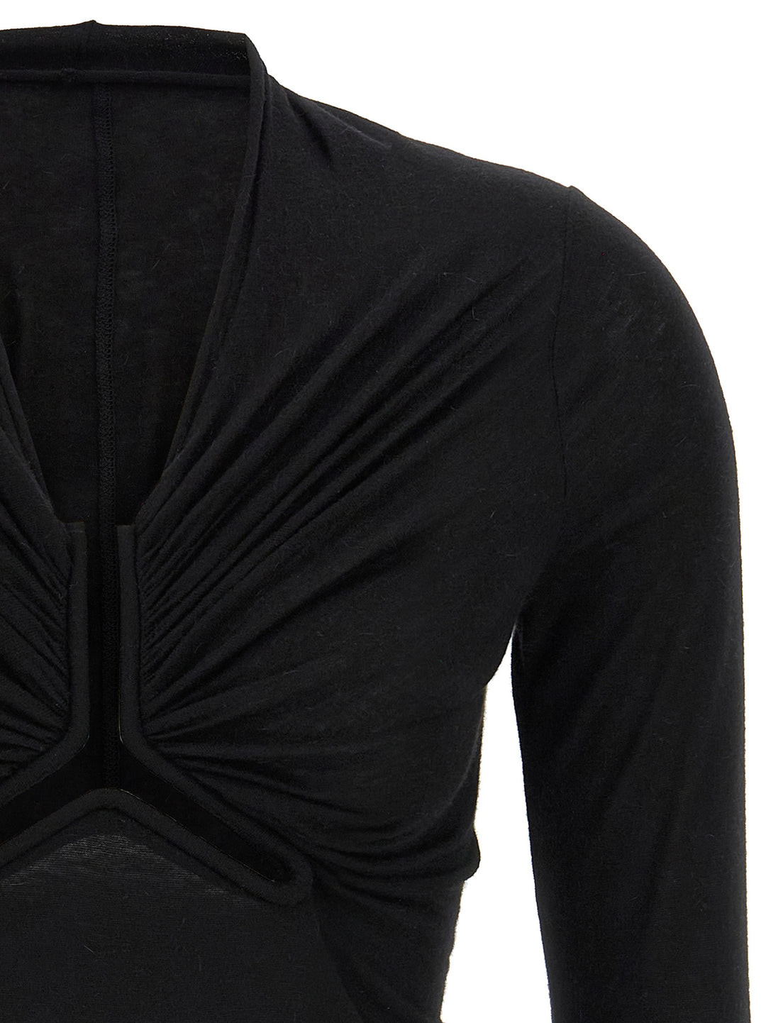 Rick Owens Allanah Ls T Sweaters and Cardigans - Black | 3654bbce10b2fac9f631550ef1bfd55a00f3d08e