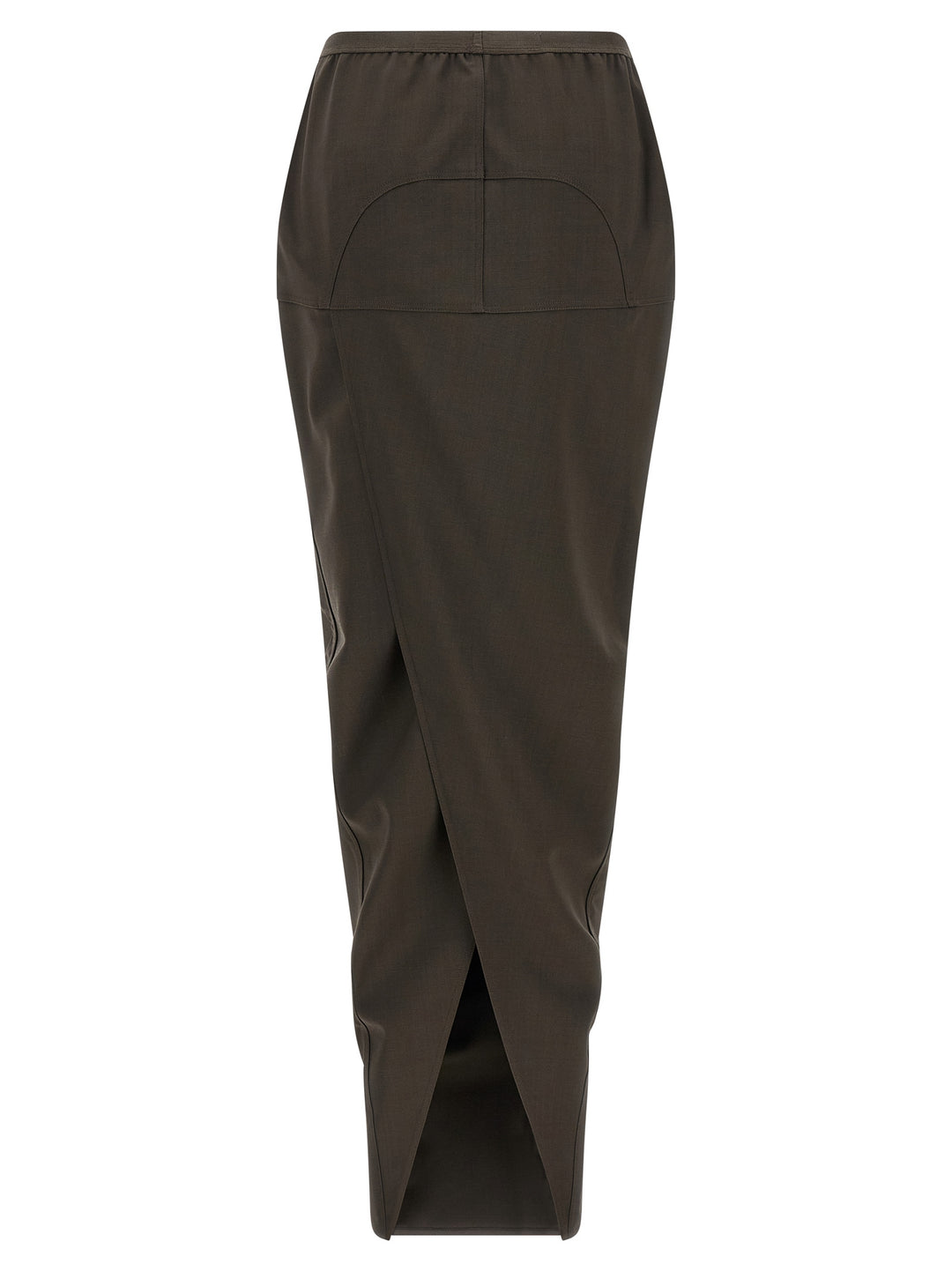 Rick Owens Soft Pillar Long Skirts - Gray | b6d89766b15df61587475ea3984e9e83e25588b8