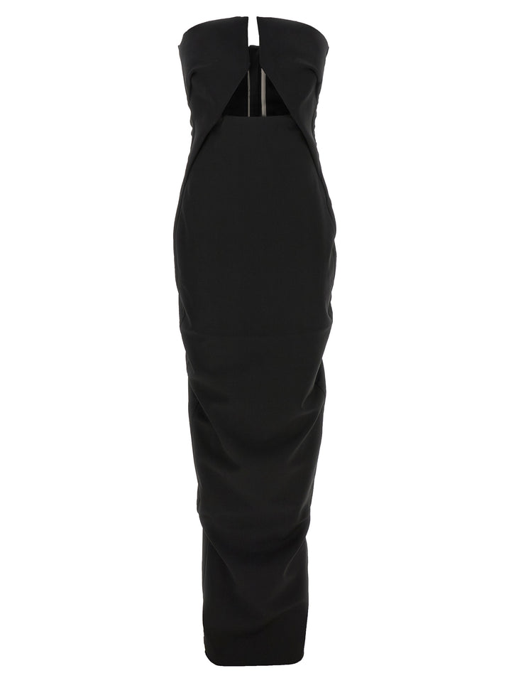Rick Owens Prong Gown Dresses - Black | 8c8c86a3e796fc226a02e627d2ec49576683b6c3