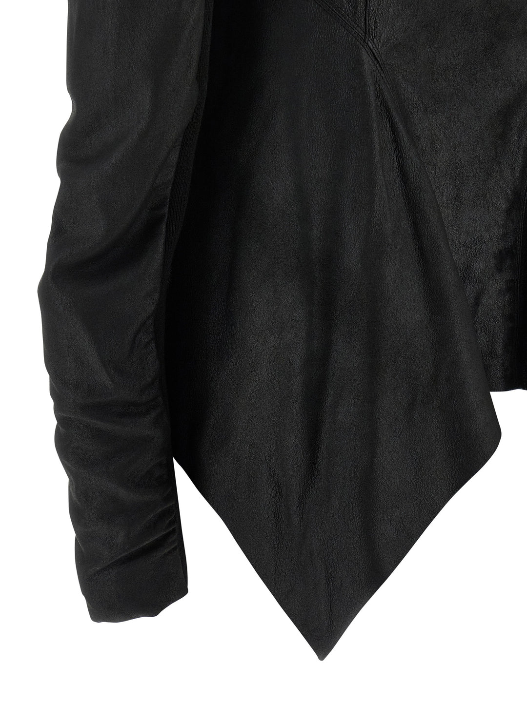 Rick Owens Zipped Naska Biker Puffer Jackets - Black | 345c9f1ebb06296a3cc8dc2a077aff5a649bbe60
