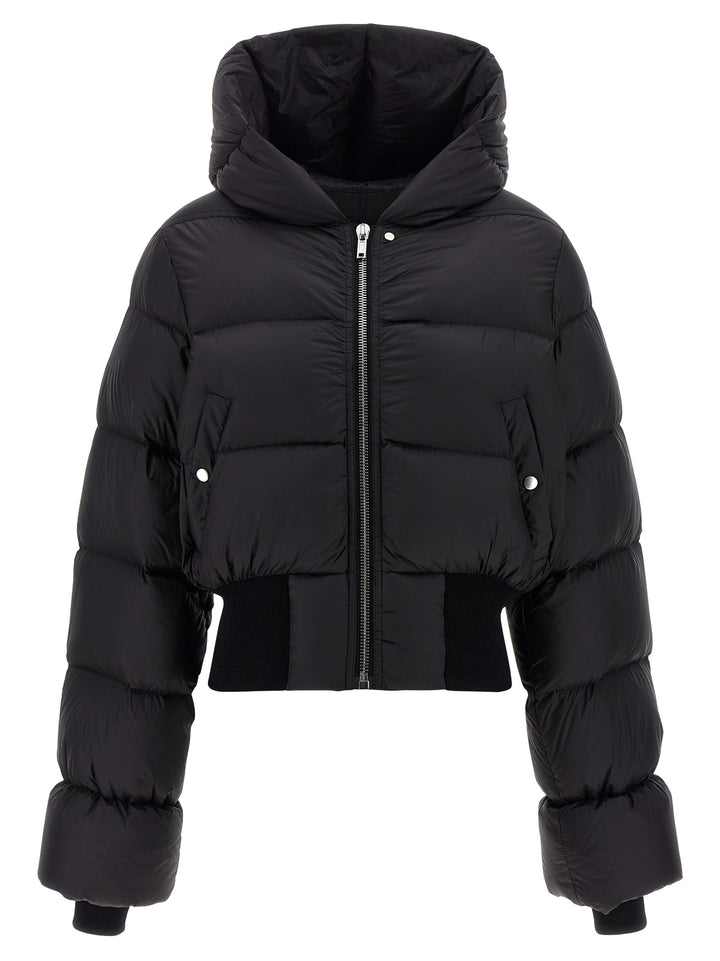Rick Owens Bomber Jacket Puffer Jackets - Black | 1a26749b9f85f6d5ca8eede23a2e7f6247cd6748