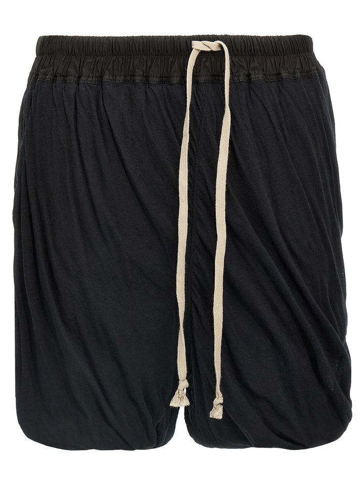 Rick Owens Dbl Long Boxers Bermuda and Short - Black | c2cfe18995fe9173717f190e3c20f6436e2cca1a