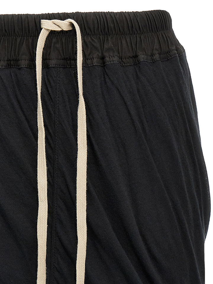 Rick Owens Dbl Long Boxers Bermuda and Short - Black | b7633a706f3dc517cbed2646f9159337e3bde2fa