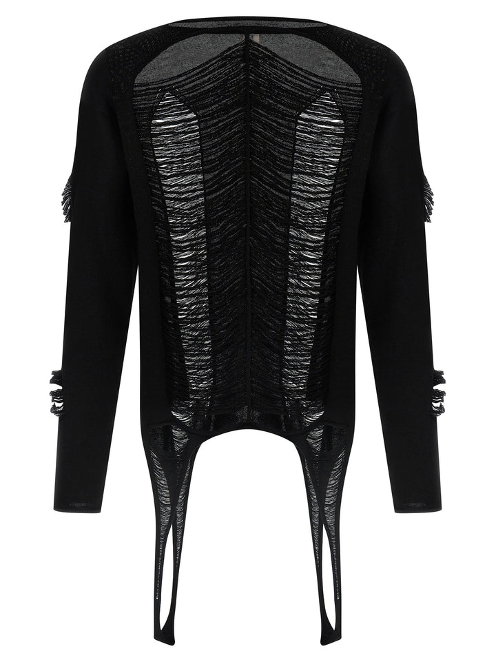 Rick Owens Ls Top Sweaters and Cardigans - Black | 06f71255e61994c1f0ca0d16b1340c157d9906ef