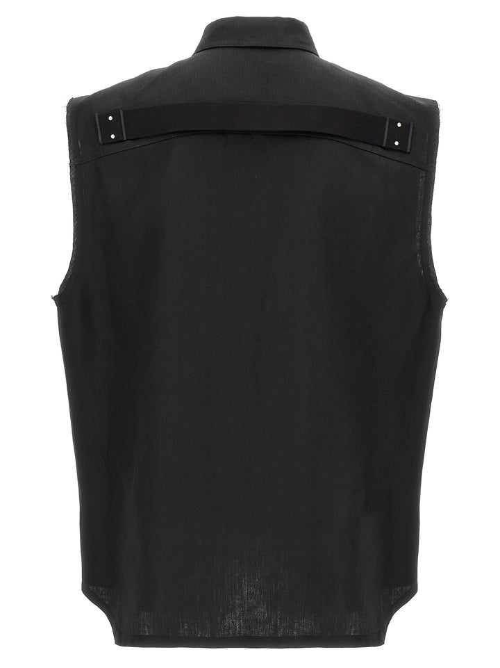 Rick Owens Jumbo Sl Outershirt Shirt and Blouse - Black | 1d91cae72b19cf30a002ccb9be603808b7c73f44