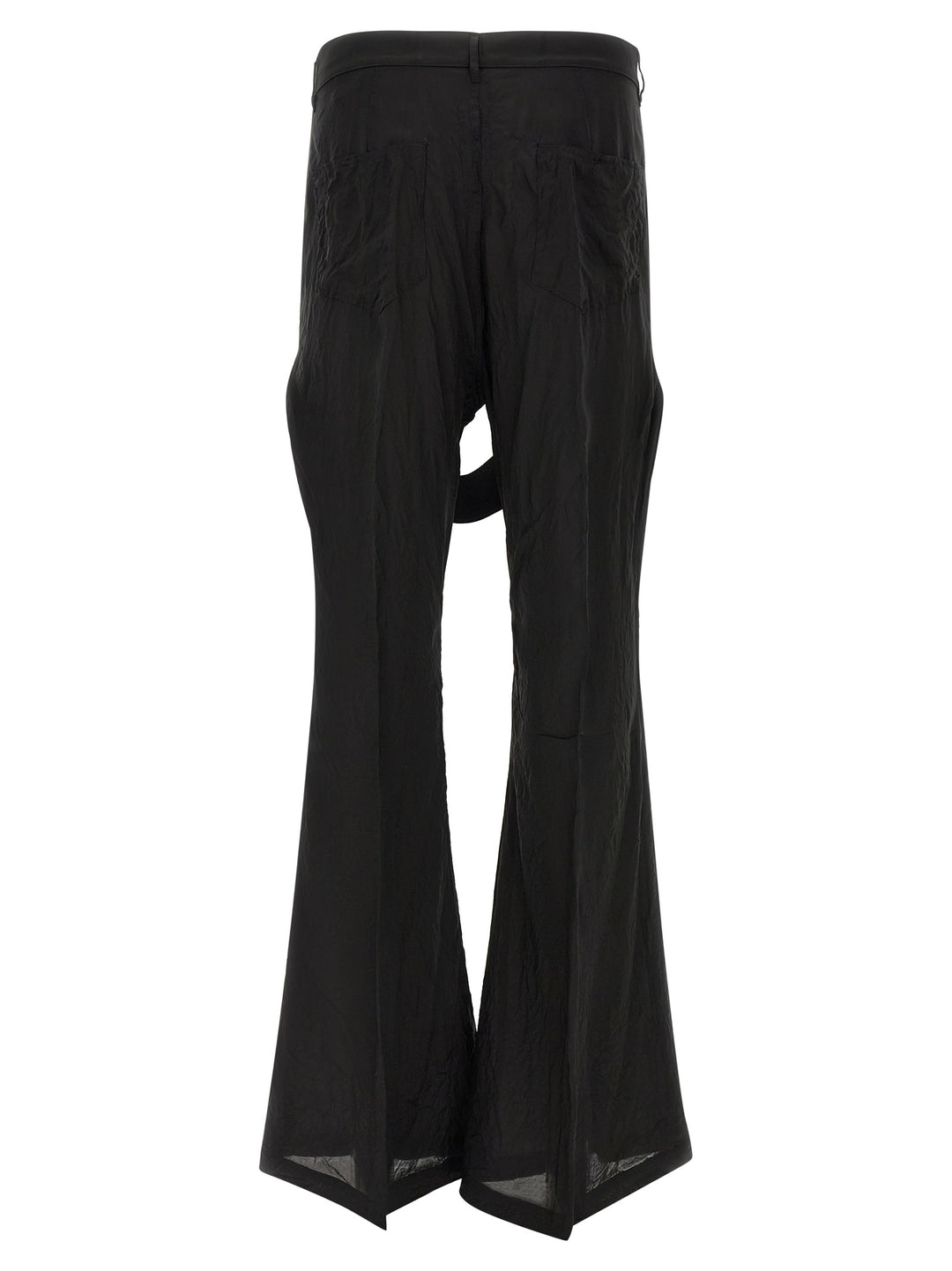 Rick Owens Megastrapped Bolans Pants - Black | 4d311e040e52e4dcd5601214219bf59f0fb1d4d4