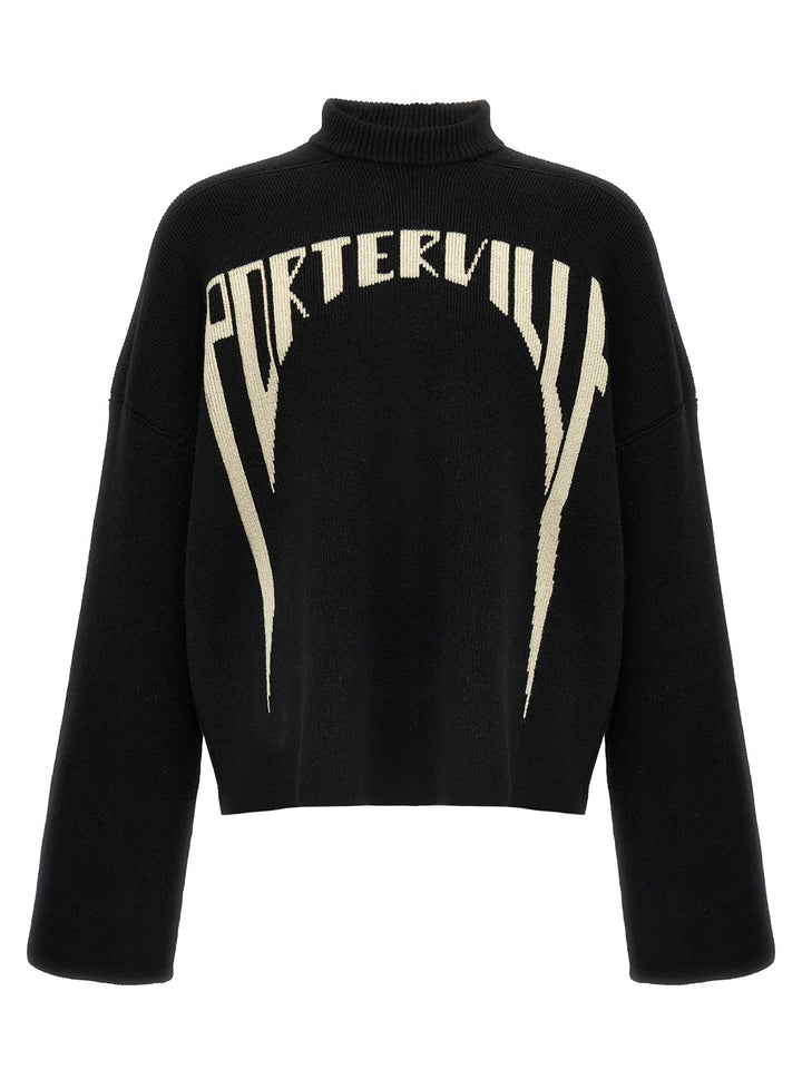 Porterville Jumbo Sweater, Cardigans White/Black