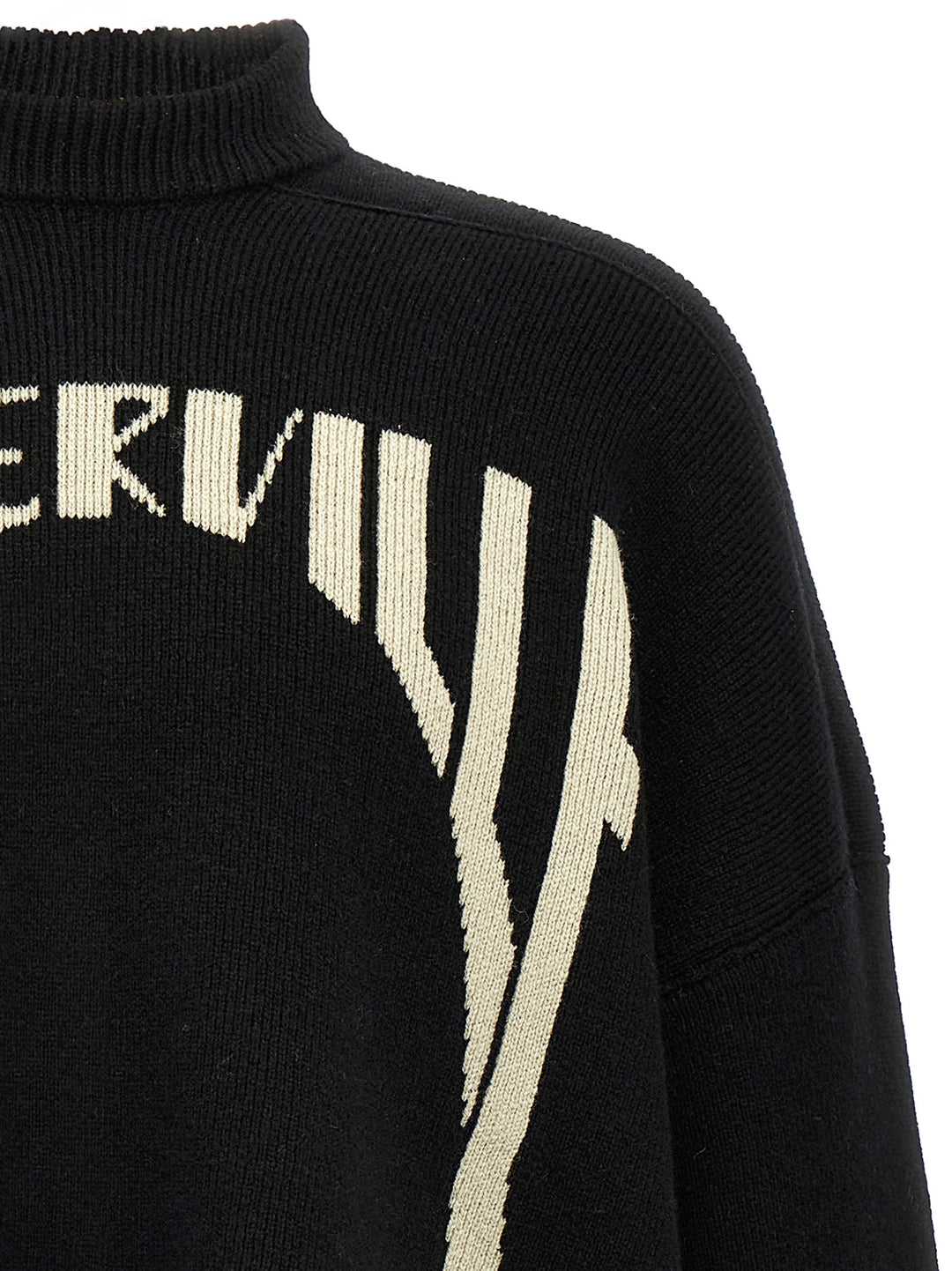 Porterville Jumbo Sweater, Cardigans White/Black