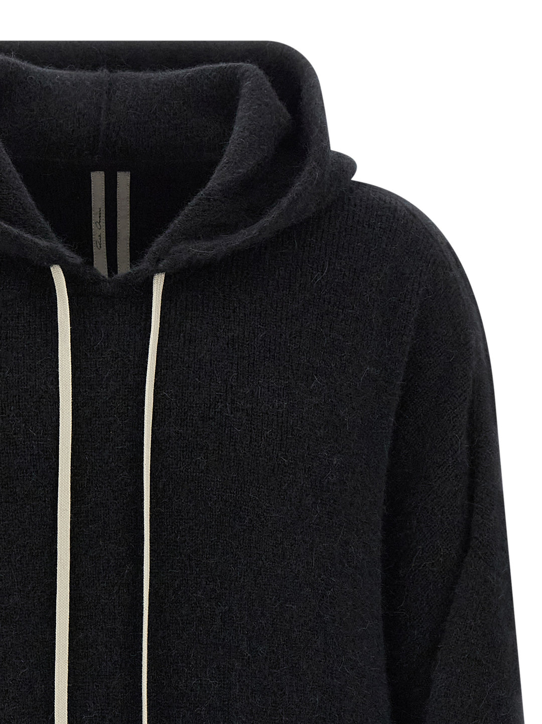 Rick Owens Hun Hoodie Sweaters and Cardigans - Black | 15fd77b39b0a2a824820582d80b1cc35610b2595