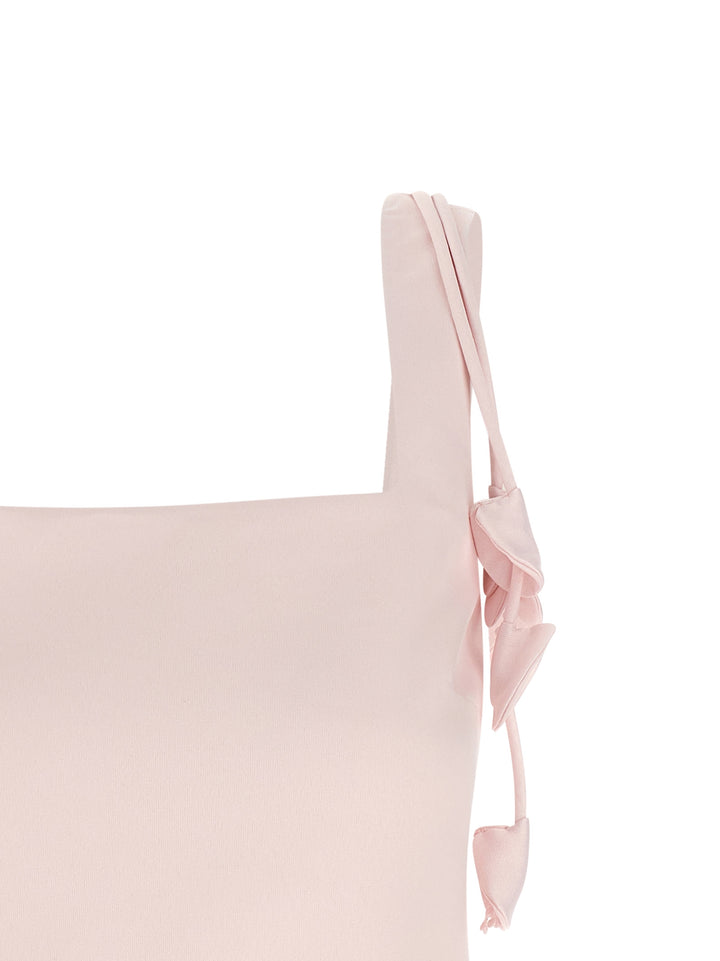 Self Portrait Pink Flower Taffetà Skirts - Pink | b30de58abf1d5b22f5f63597a8daf9f8831945c3