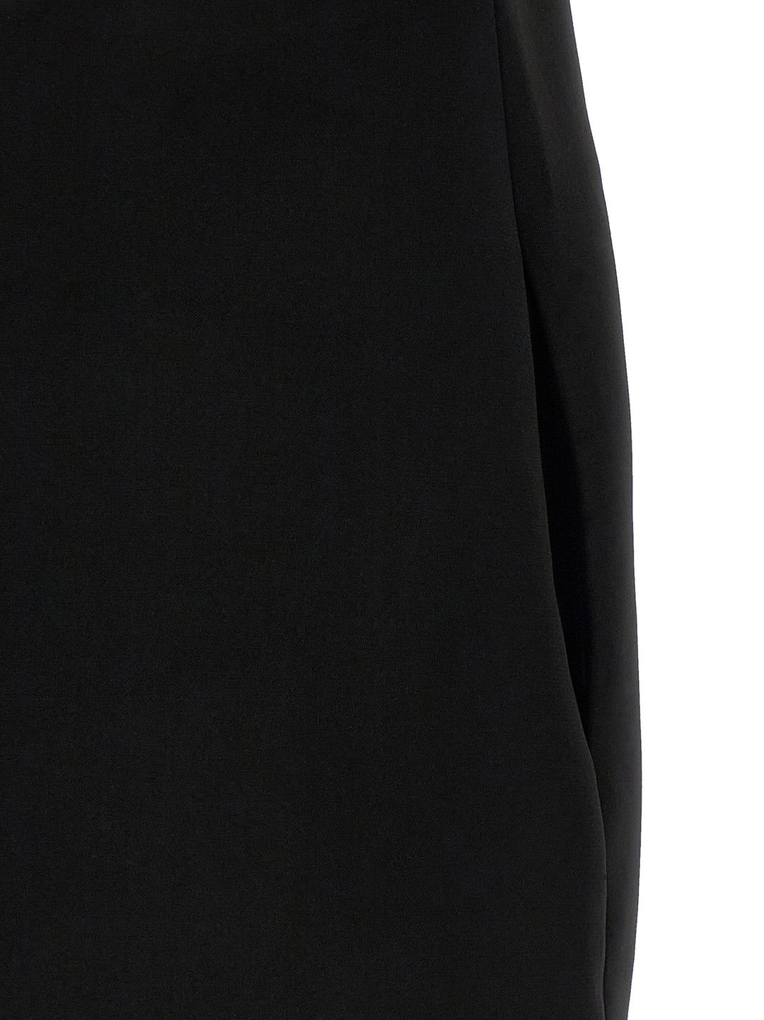 Self Portrait Black Crêpe Flower Mini Skirts - White/Black | 66bce8479fa9bc5dc0201cc2574f23d78f856659