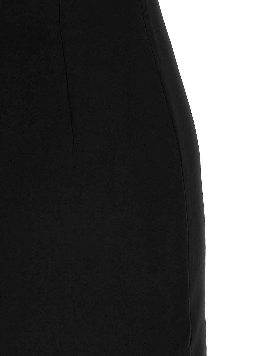 Self Portrait Black Crêpe Flower Maxi Skirts - White/Black | e70c7652dde6f4144c4658fbaeea9ac788d68ffd