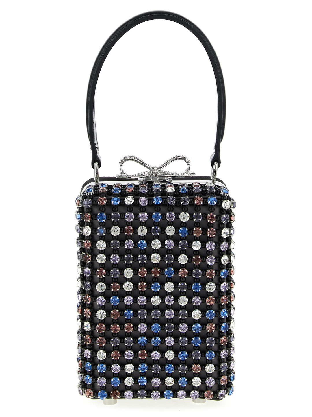 Self Portrait Multi Crystal Chainmail Hand Bags - Multicolor | 7a4f440e6b02ebaed008ad10c738ec3db86d7569