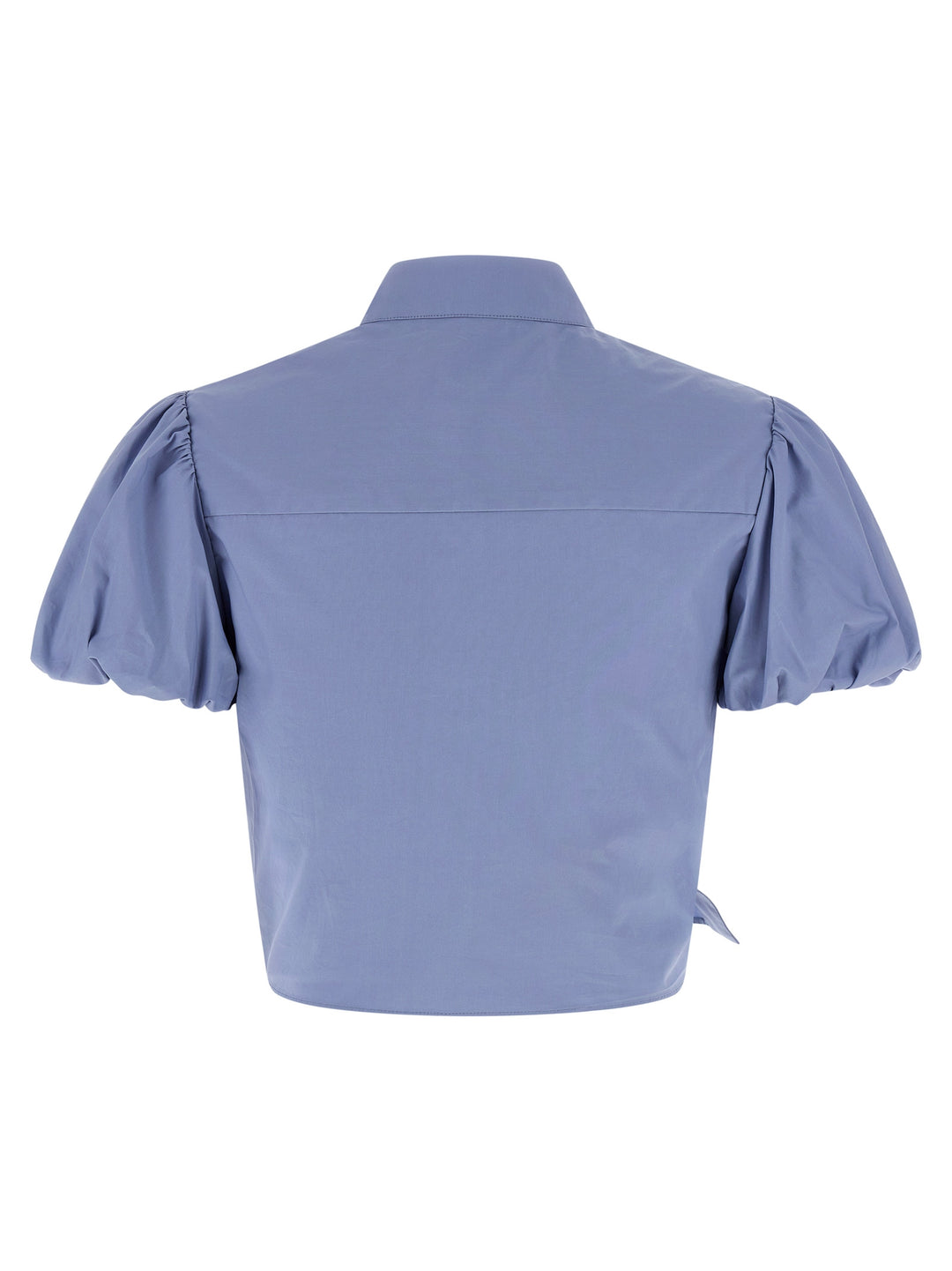 Self Portrait Blue Cotton Tie Side Tops - Light Blue | e3fa3755905036f0e42e7453eb5d6cda9930c125